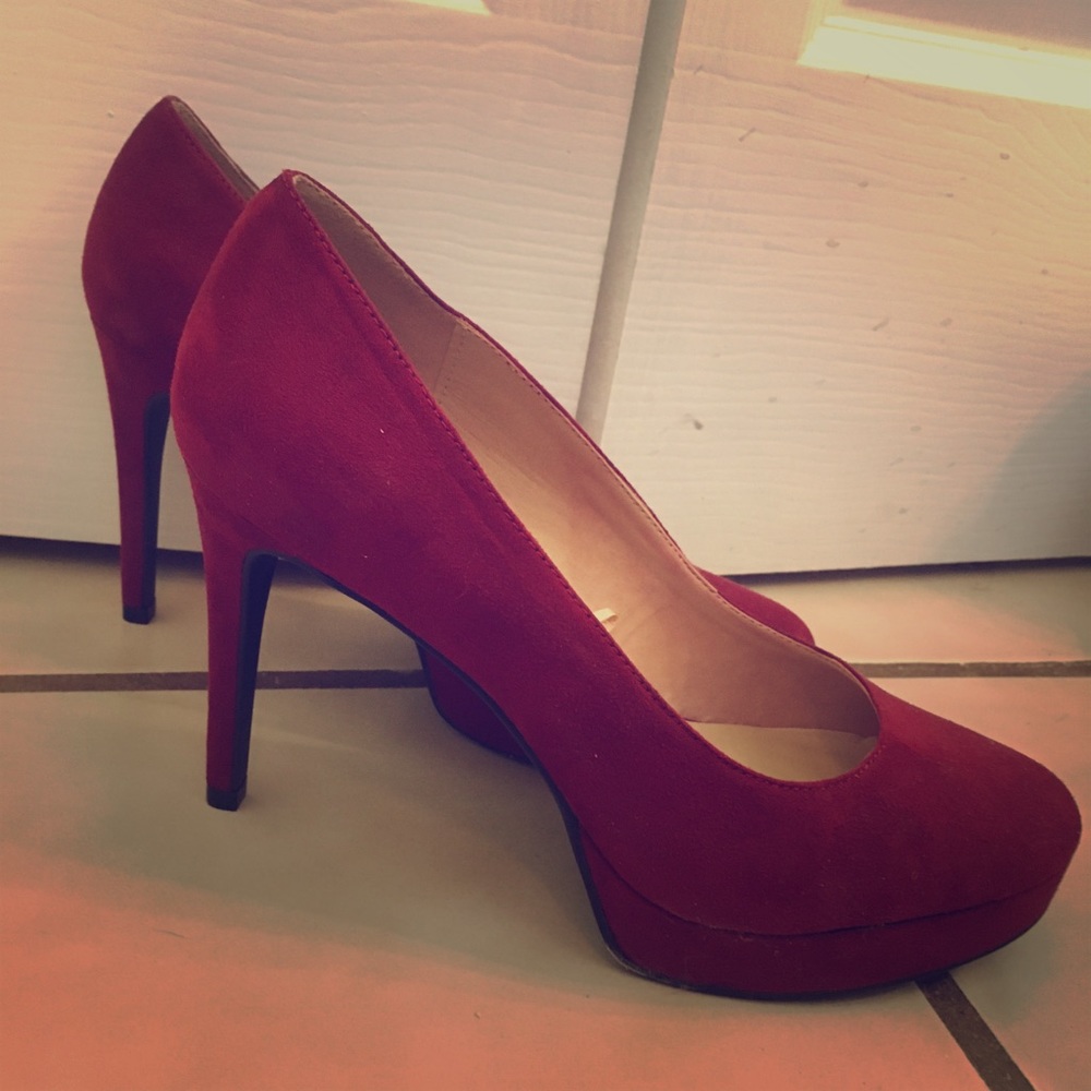 Red high heels